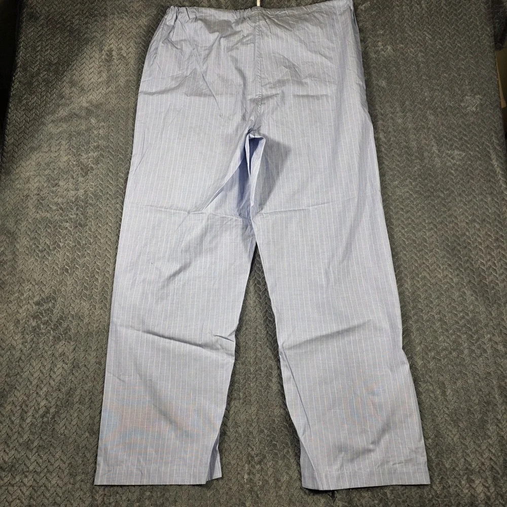 Vintage Polo Ralph Lauren Luxury Sleepwear Pajama Set Mens Small Blue Pinstripe
